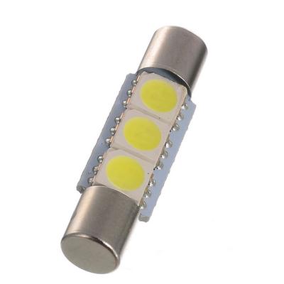 10pcs 29mm 3smd Led Fuse Festoon Vanity Mirror Light Bulb For 6641 10pcs 29mm 3smd Led Fuse Festoon Vanity