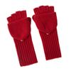 Half Finger Gloves For Men Women Cashmere Wool Blend Flip Cover Handwear For Smartphone Compatibility Winter Essential