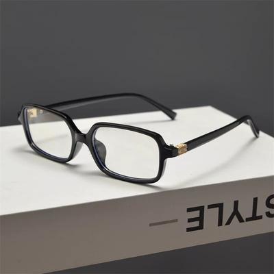 Classic Designer Style Style Y2k Luxury Small Spectacle Frame Frame Rectangular Sun Glasses Glasses Ladies For Men Classic Punk Sun Eyeglasses
