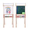 Kids Easel, Toddlers Art Easel, Wooden Kid Easel with Paper Roll, Height Adjustable Magnetic Double Sided Easel, Kids Dry Erase Board