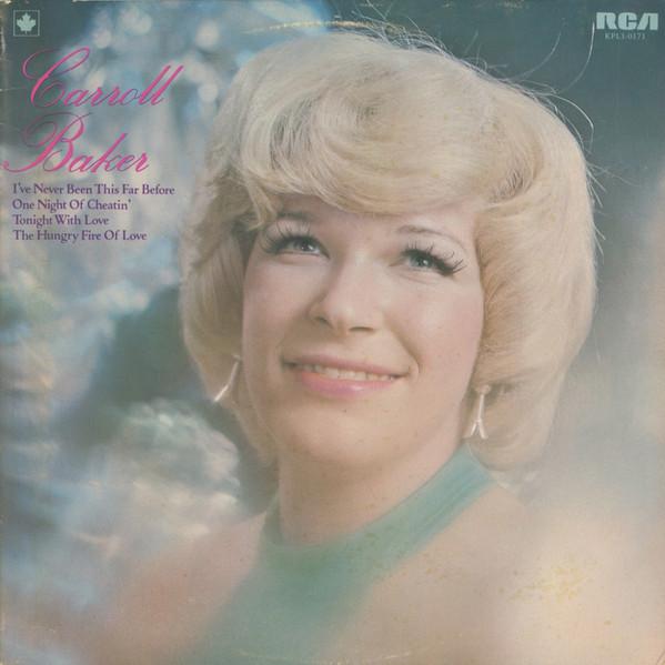 LP Record CARROLL BAKER  Carroll Baker KPL10171 RCA Victor 1976 Canada World Music Used