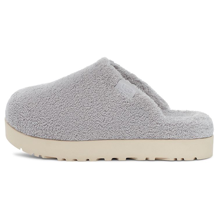 UGG Fabric Check Velvet Slippers Women Slippers Metallic-Gray 1126386-MGR