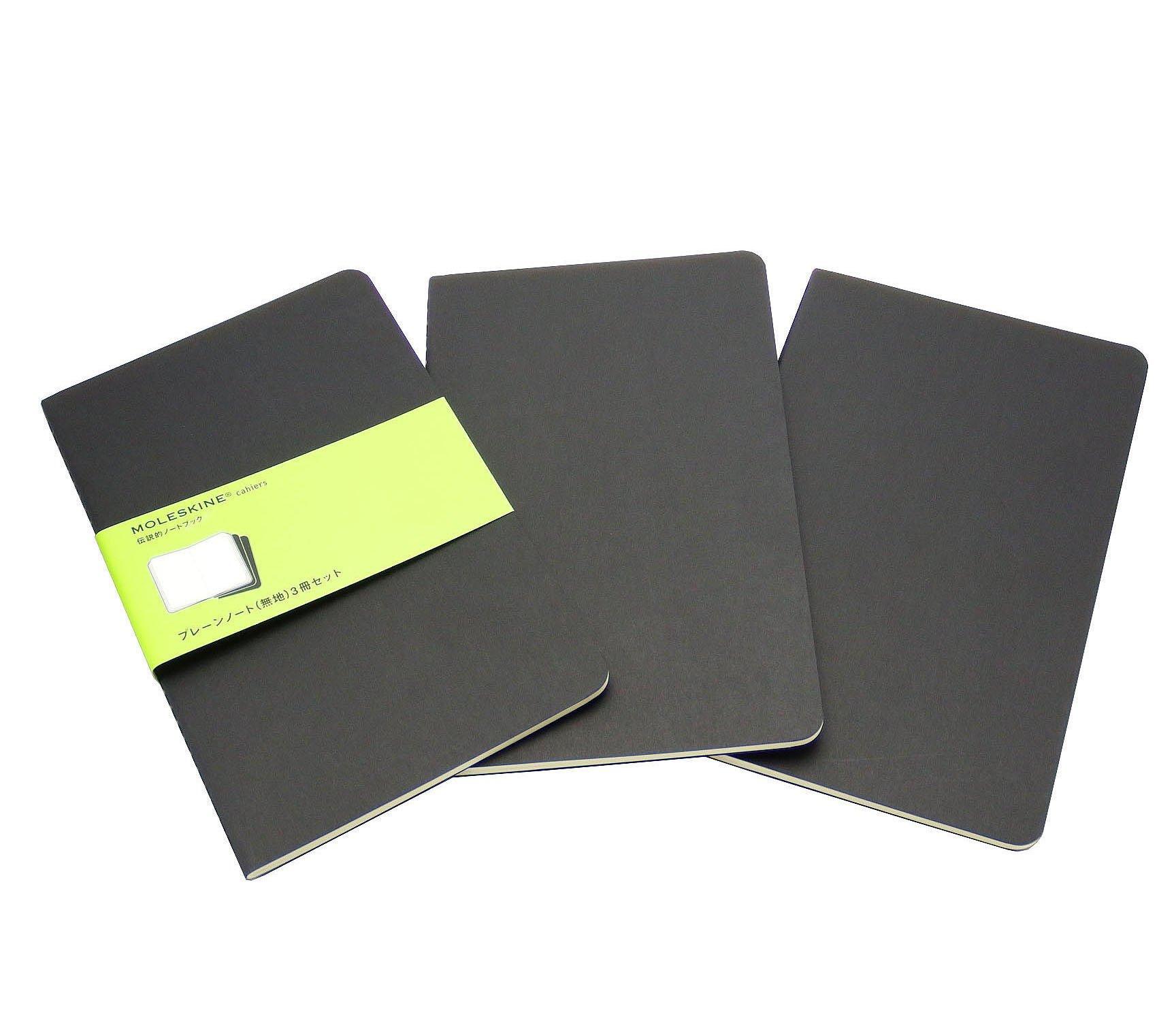 

Moleskine Note Cahier Journal Plain QP318 LG Black