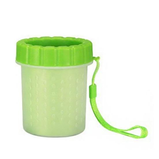 Dog Paw Cleaner Cup Portable Dog Paw Cleaning Tool Silicone Paw Cleaner with Soft Bristles for Medium Large Dogs Travel Park Visit