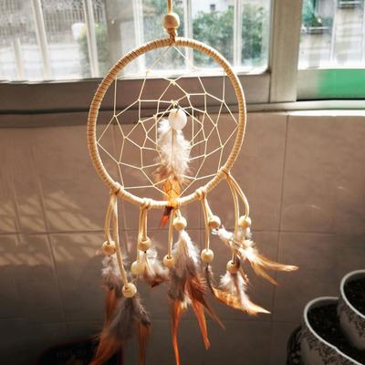 Handmade DIY Crochet Feather Dream-Catcher Kit Hanging Decoration Wall Ornament