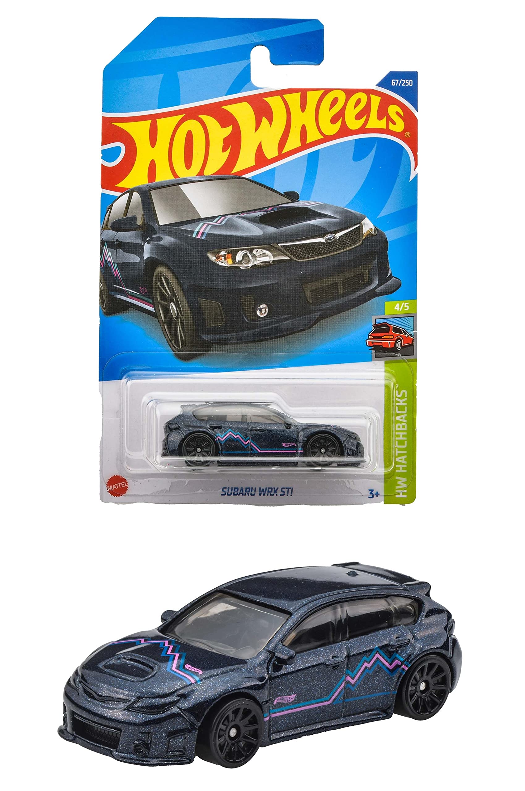 

Базовая машинка Hot Wheels Subaru WRX STI [Возраст от 3 лет] HHD94