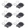 6SET Compact Diaphragm Gasket Kit Black Spring Cap Engine Repair Tools for 5021K 2HP 5HP Engines