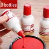 Deli 9874 Schnelltrocknende Rote Stempelfarbe