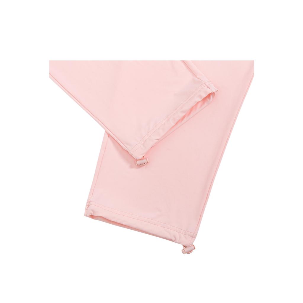 Adidas Upf Knit Pants Solid Color Logo Cuffed Casual Pants Women Pants Pink IW9431