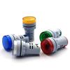 22mm AD16-22DSV Round Digital Voltmeter AC 60-500V Mini Voltage Meter LED Digital Display Voltmeter Indicator Light Pilot Lamp