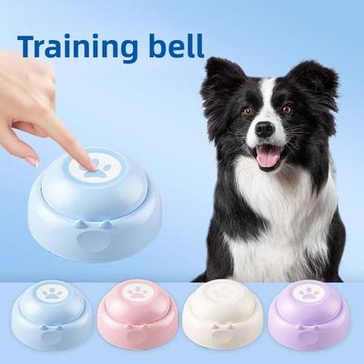 Hundespielzeug Haustierkommunikation Stimmknopf Sprechender Interaktionstrainer Aufnahmestimme Werkzeug Quetschendes Katzenzubehör