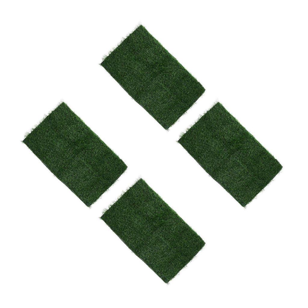 Dog Indoor Pee Pad Artificial Grass for Potty Training 4Pcs Reusable Pad