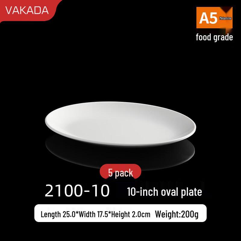 VAKADA Commercial Melamine Serving Plates