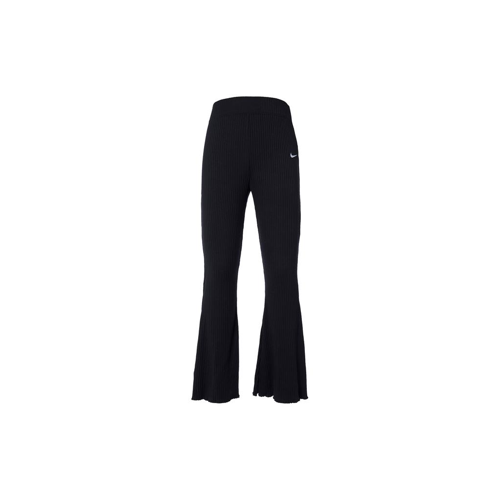 New Nike Sportswear Women'ss High Waist Ribbed Jersey Pants Asia Sizing Black DV7869-010