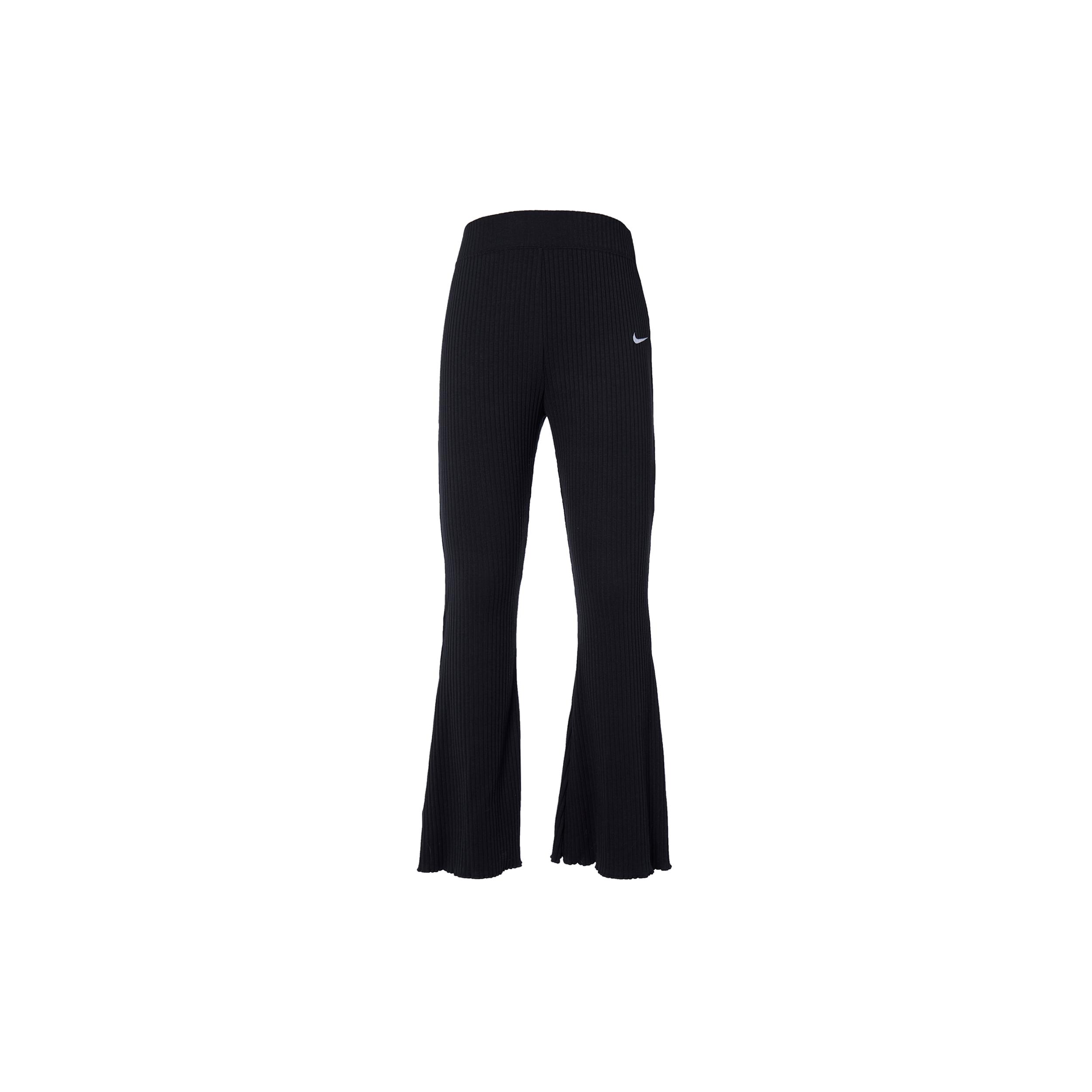 

New Nike Sportswear Women ss High Waist Ribbed Jersey Pants Asia Sizing Black DV7869-010 L