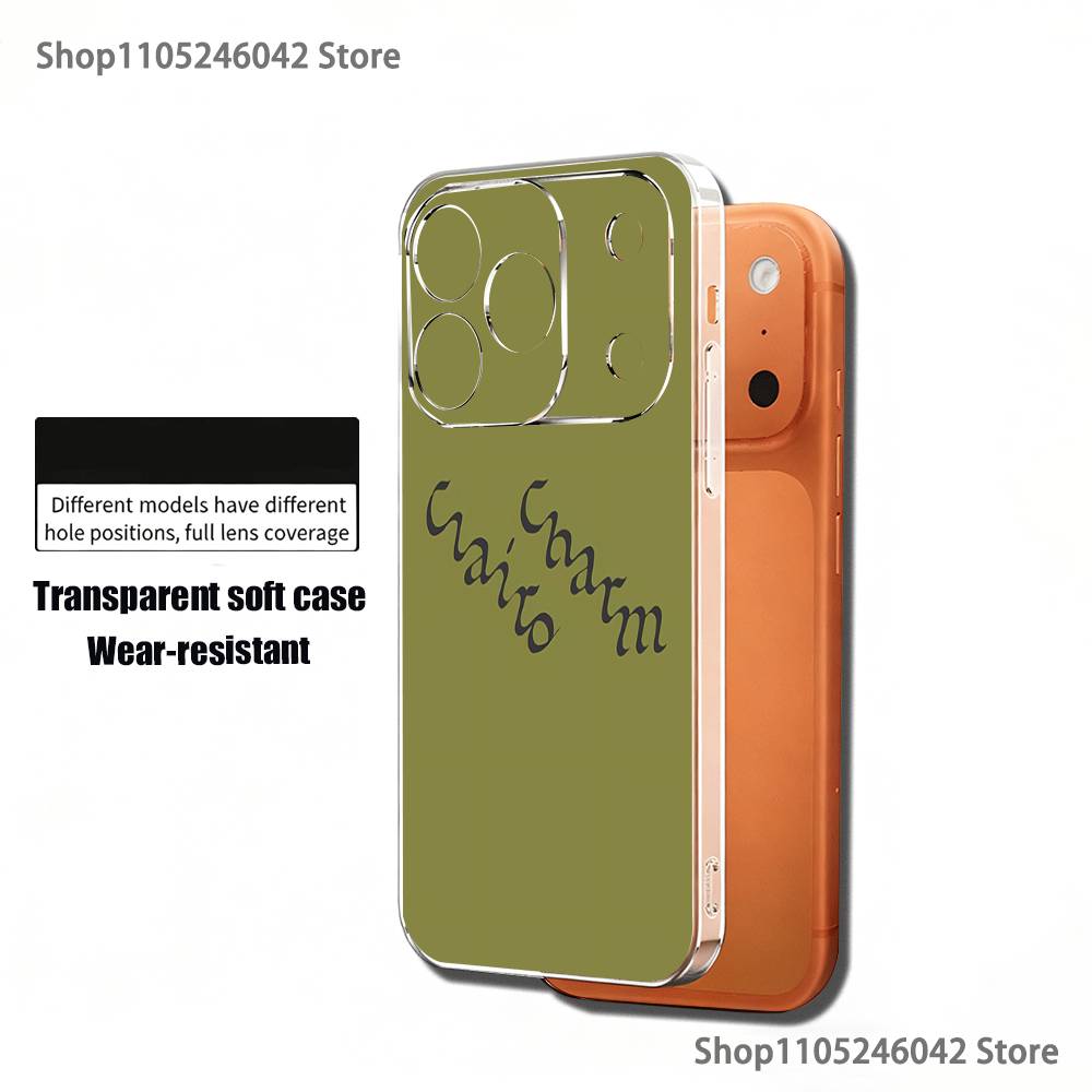

Charm Singer C-Clairo Phone Case For iPhone 17,16,15,14,13,12,11 Pro,Max,Plus,X,XS,XR,SE4,E Mini Transparent Soft Cover iPhone17