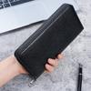 Men's Long Zipper Wallet: Large Capacity Clutch for Phone, Cards, and Cash