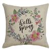 Spring Pillow Case Sofa Waist Pillow Case Garland Truck Light Luxury Home Office Pillow Pillow Case