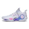 Li Ning Wade Fission 8 Textil Cómodo, Cuero Sintético, TPU Amortiguación Antideslizante Resistente a la Abrasión Caña Baja ABPT029-11