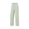 Li Ning Fitness Series Loose Logo Letter Sports Woven Casual Pants Women Bottoms AYKW724-4