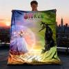 1pc Wicked Outdoor Blanket Lightweight Flannel Throw For Travel, Camping, Livingroom, Couch, Chair Soft