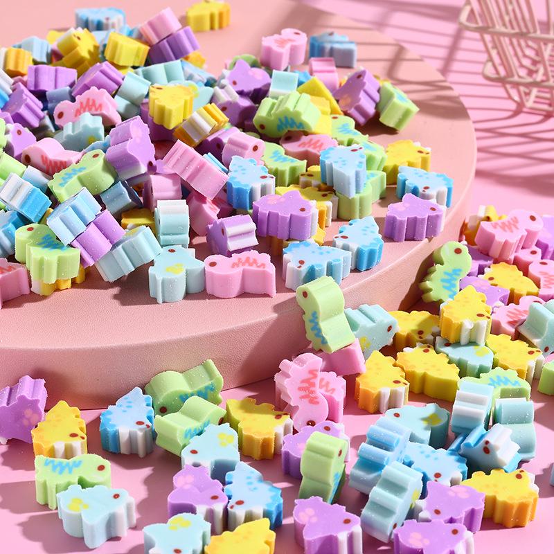 Mini Cartoon Fruit Erasers for Kids - Creative, Multiple Styles, Fun Gifts