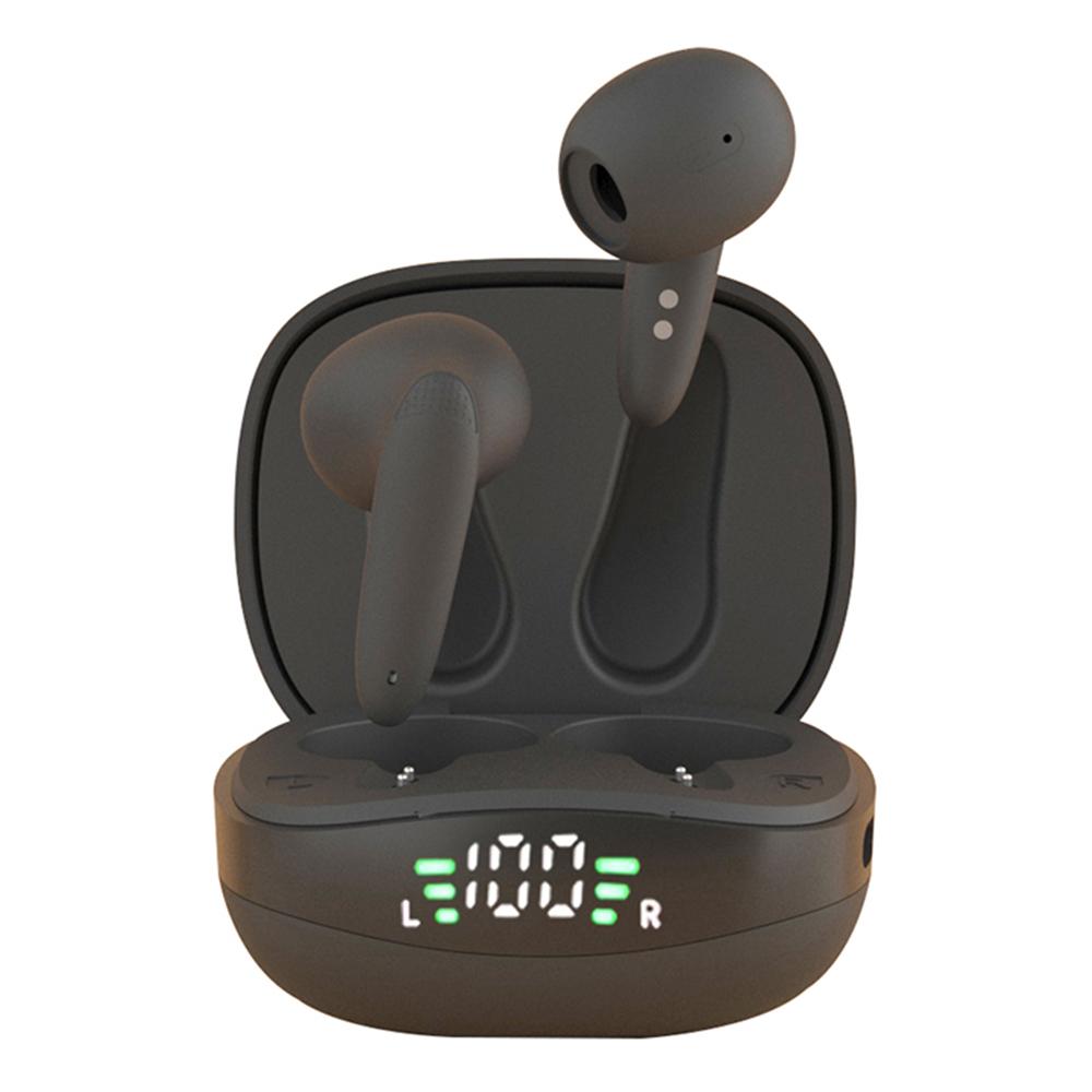

BH28 TWS Bluetooth-compatible 5.3 Earphones Touch Control Wireless Music Gaming Headset Black