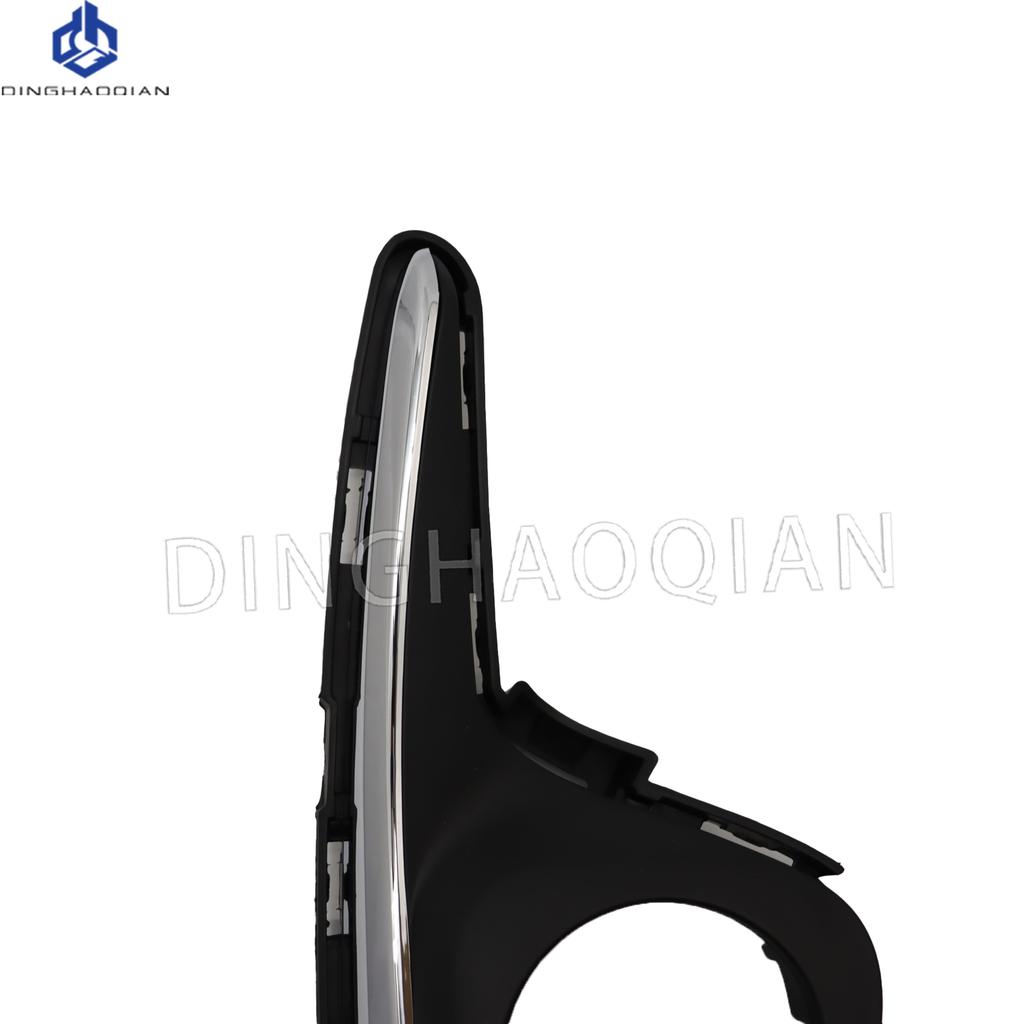 Car Front Fog Light Cover Lower Bumper Foglight Hole Grilles Bezel Fit For Toyota YARIS 2018 2019 2020