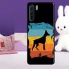 Cartoon Doberman Dog Case For Oppo A57 A77 A76 A16 A96 A17 A18 A60 A80 A40 A38 A58 A78 A98 A94 A74 A54 A15 A5 Pro
