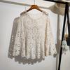 Dimanaf New Summer 2025 Women T-Shirt Bat Sleeve Basic Fashion Tops Lace Tees Casual Loose White Tees