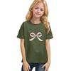 Children's Daily Casual Short-sleeved Printed Tops T-shirt