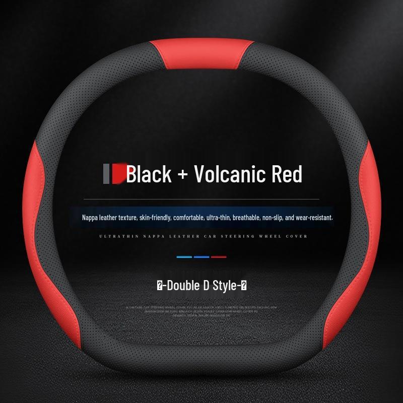 Zeekr 001/007/X/7X Ultra-Thin Genuine Leather Steering Wheel Cover for 24/25 Models