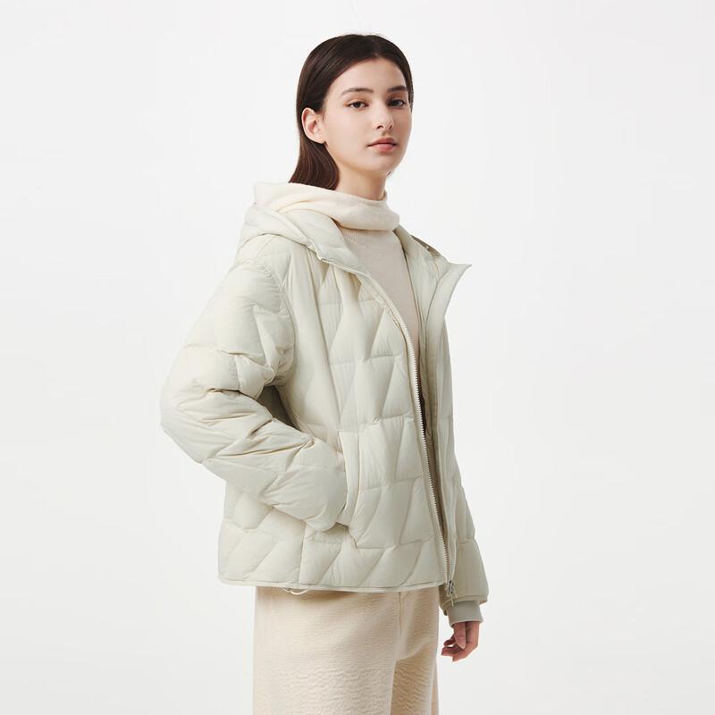 Tanboer Women's Lightweight Hooded Short Down Jacket 5330262Z