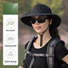 Summer Outdoor Bucket Hiking Hat Fishman Caps UV Protection Wide Brim Bucket Hat for Man Woman Climbing Hiking Fishing Beach Cap