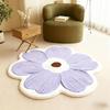 Flower Pattern Bedroom Decor Plush Carpet Fluffy Soft Carpets for Living Room Thick Washable Lounge Floor Mat Home Anti-slip Rug