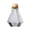 Nordic Colorful Glass Water Kettle with Natural Wood Ball Lid Clear Cold Water Jug Juice Beverage Pitcher Home Drinkware