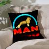 Cool MMan Truck Logo Throw Pillow Covers Pattern Cushion Cover Suitable For Sofa Bedroom Car Pillow Cover