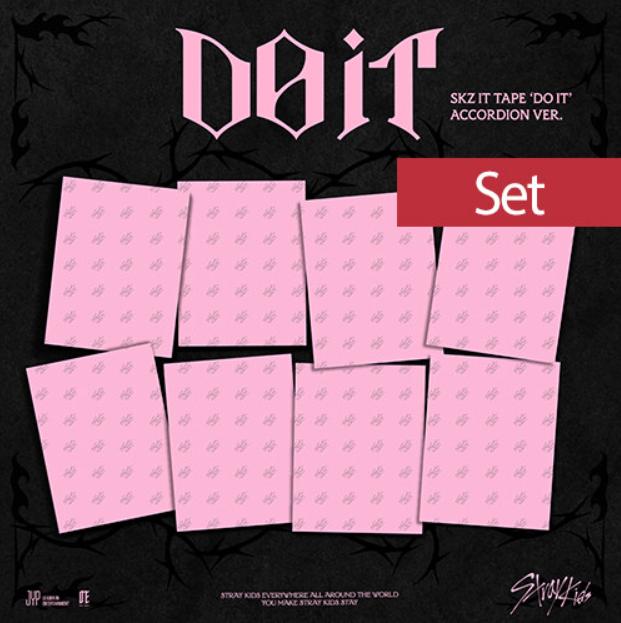 [Pre-order] Stray Kids SKZ IT TAPE ‘DO IT’ Accordion Ver. 8-Set – Random Collectible K-pop Merchandise