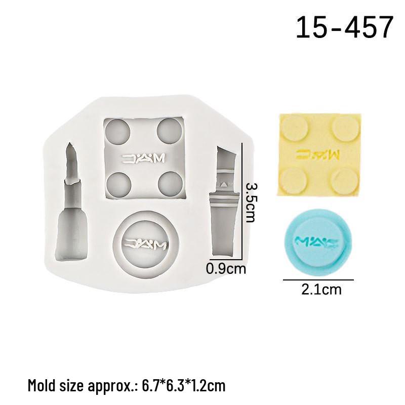 

Силиконовая форма для помады, теней для век, туфель на высоком каблуке и лака для ногтей для макияжа и кондитерского искусства