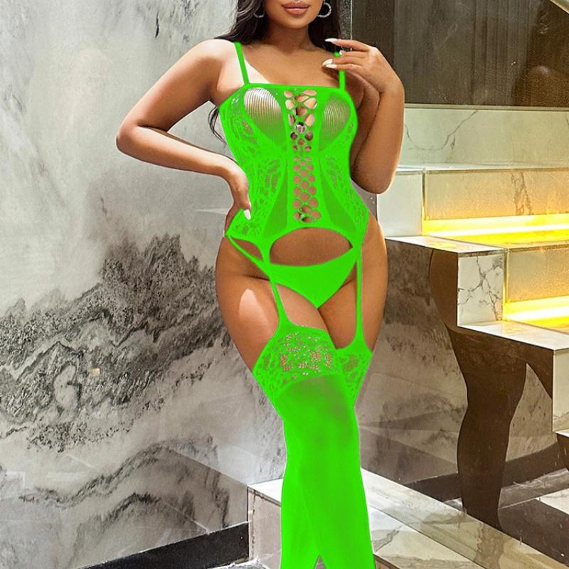Womens Body Suit Body Stockings Sex Erotic Open Crotch Teddy Lingerie Crotchless Fishnet Porno Sexy Costumes