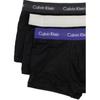 Calvin Klein Letter Print Elastic Waist Boxer Briefs 3-Pack Men Underwear Black U2664GH4X