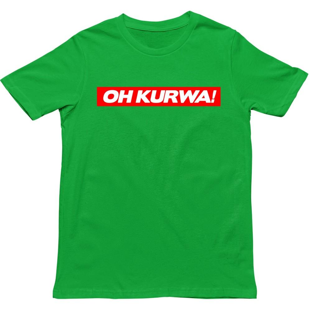 Funny Oh Kurwa Poland T Shirtoffensive Polish Swear Word Unisex Teepolski Meme S