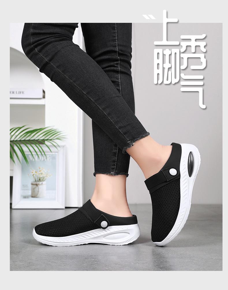 Damen Sommer Atmungsaktiv Geschlossene Zehen Lässige Outdoor Hausschuhe