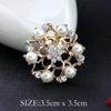 Spilla Corona di Perle e Strass di Cristallo Coreano - Spilla Versatile per Sciarpe da Donna con Spedizione Gratuita