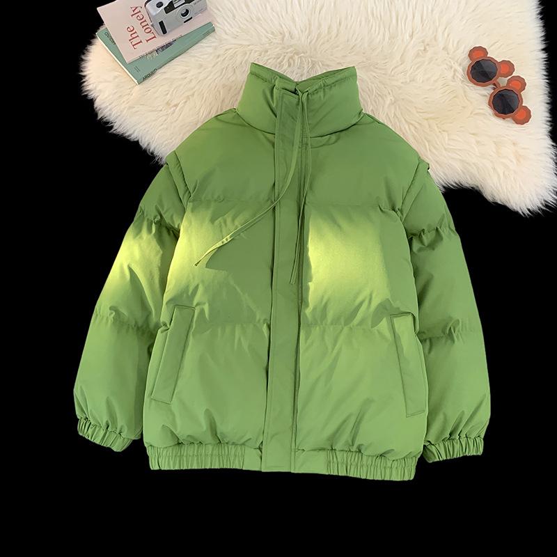 Cotton Clothes Men and Women with The Same Models of Winter Tide Couples Paragraph Sleeve Removable Vest Leisure Jacket Fashion Casual Jacket
