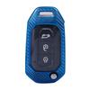 Ford Territory Folding Key Case - Carbon Fiber Pattern High-End Protection Shell.
