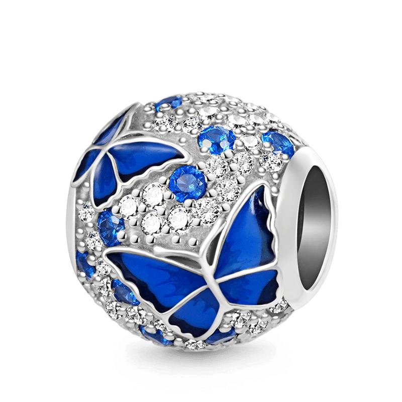 Copper Butterfly Bee Swallow Tree Charm Beads Fit For Original Bracelets Necklaces Diy Women'S Jewelry