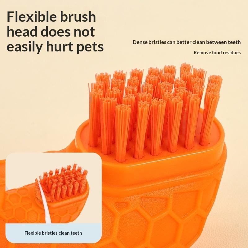 Silicone Pet Finger Toothbrush With Soft Flexible Bristles And Non Slip Grip Perfect For Dogs Daily Dental Care Teeth Cleaning