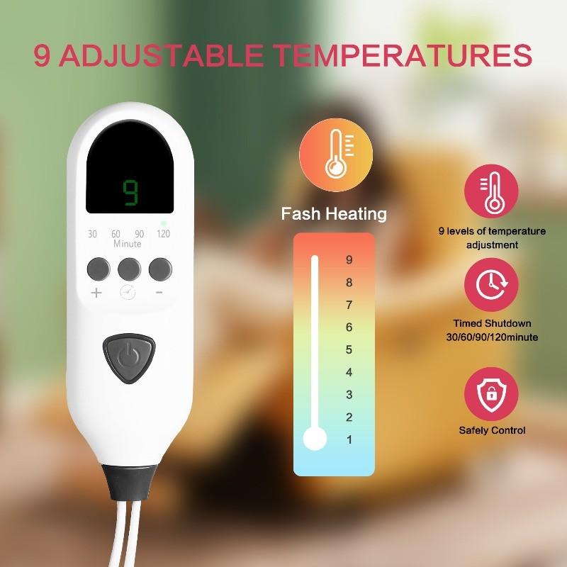 Multifunctional Electric Blanket Detachable Constant Temperature Electric Heating Pad  Therapy Warming Mat