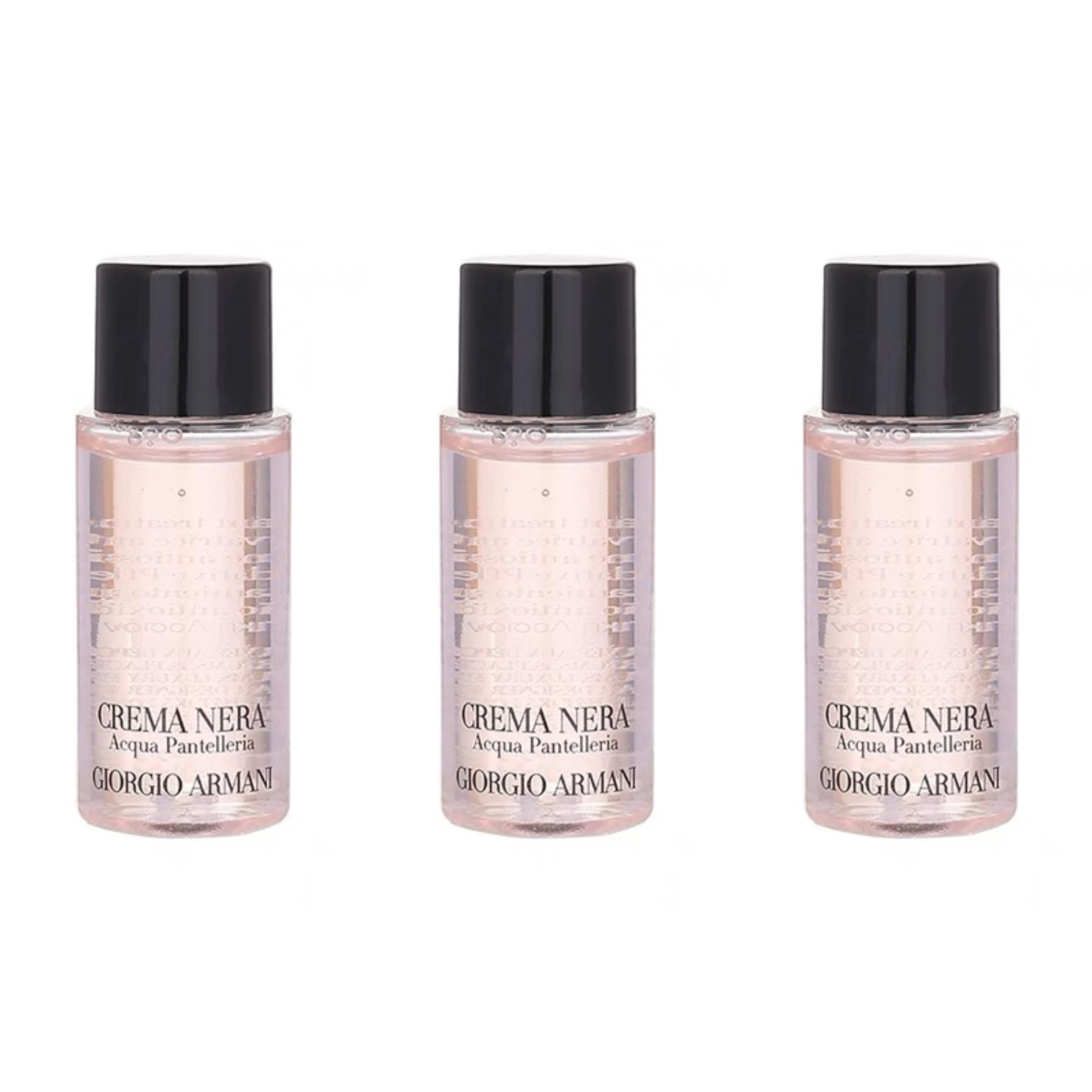 Giorgio Armani Crema Nera Acqua Pantelleria Hydra-Plumping Treatment Lotion Sample 10ml*3